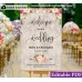 Boho welcome sign template, Floral welcome sign template, (31)